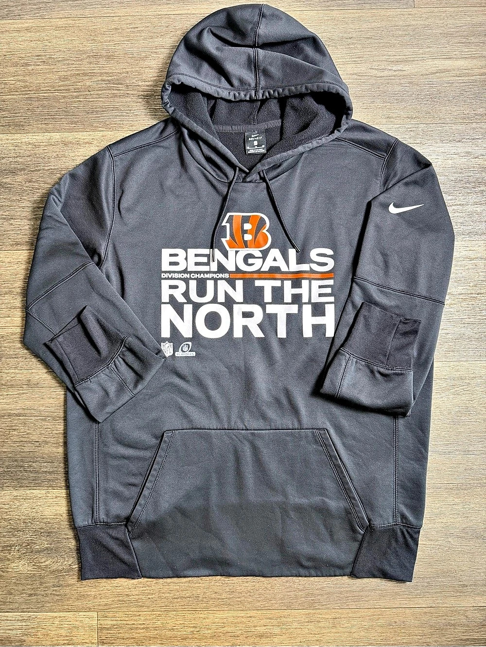 Nike Cincinnati Bengals Nike AFC North Division Champions Hoodie XL